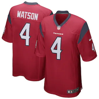 youth nike deshaun watson red houston texans game jersey_pi